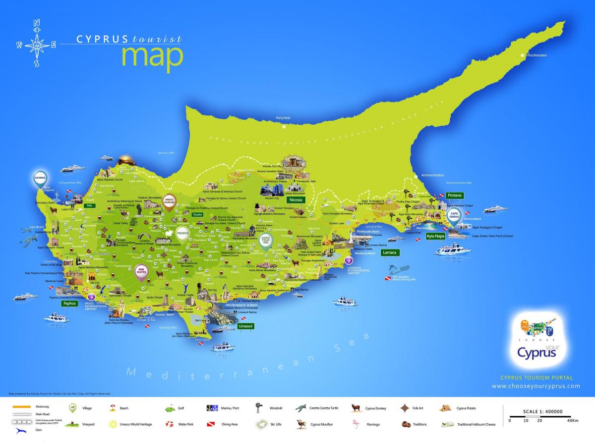 visit cyprus map